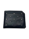 【中古】JIMMY CHOO◆2つ折り財布/--/BLK/総柄/メンズ【服飾雑貨他】