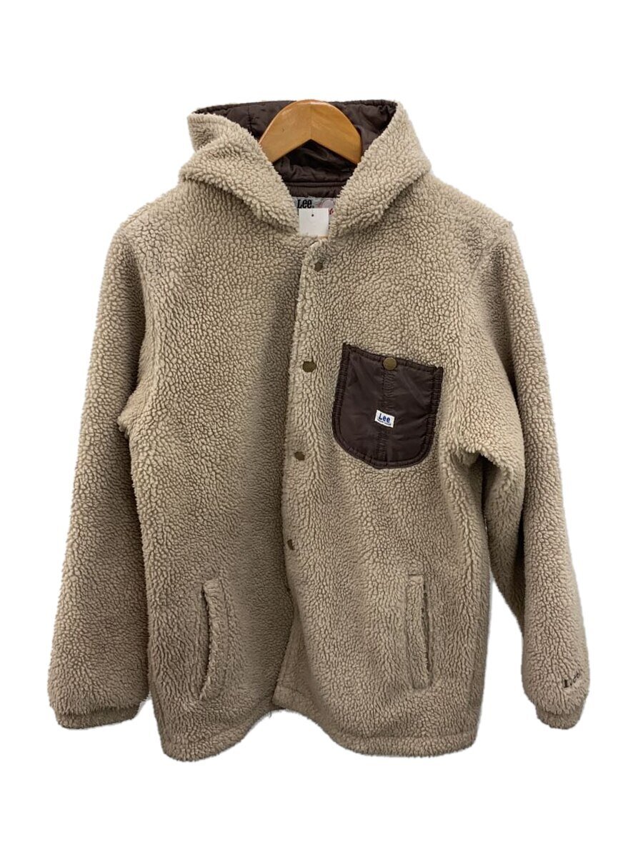 【中古】Lee◆ジャケット/S/ポリエステル/BEG/BOA JACKET/LB0412-C27【レディースウェア】