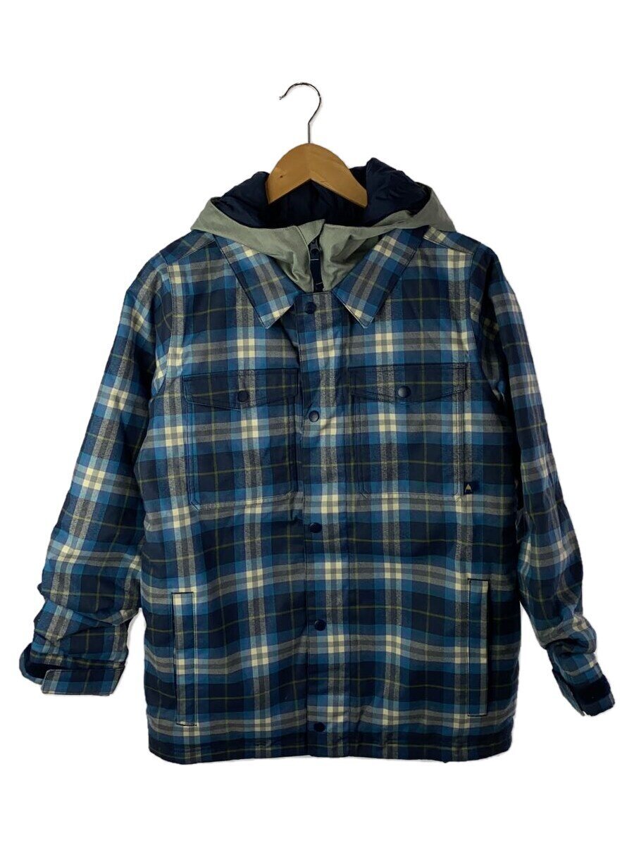 【中古】BURTON◆フードレイヤード/ウェアー/XL/BLU/10325 BD 826651/チェック【スポーツ】