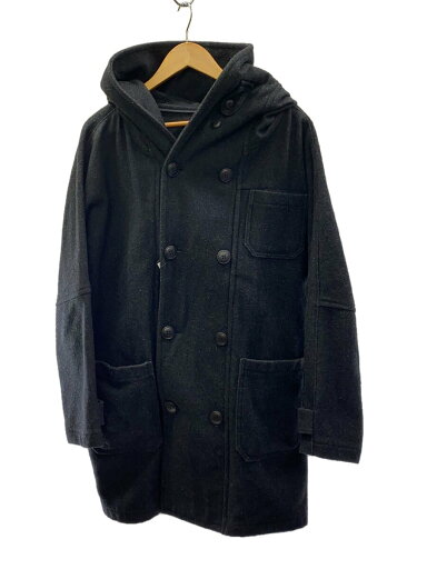 【中古】HACKNEY UNION◆イングランド製/コート/ウール/GRY/無地/8035-34-00016【メンズウェア】 【中古】HACKNEY UNION◆イングランド製/コート/ウール/GRY/無地/8035-34-00016【メンズウェア】