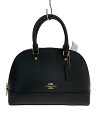 【中古】COACH◆ショルダーバッグ/レザー/BLK/無地/F27591【バッグ】