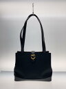 【中古】YVES SAINT LAURENT◆トートバッグ/ハンドバッグ/ブラック【バッグ】