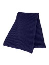 【中古】BERGDORF GOODMAN◆マフラー/カシミア/ネイビー/メンズ【服飾雑貨他】