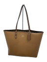 【中古】COACH◆トートバッグ/レザー/BRW/D1811-F36658/リバーシブル【バッグ】