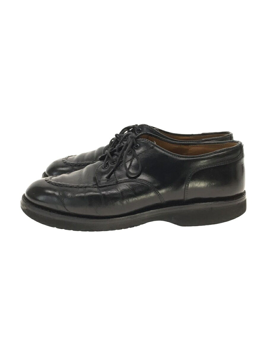 【中古】Alden◆シューズ/US7.5/BLK/レザー【シューズ】