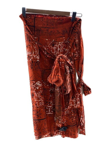 【中古】DIESEL BLACKGOLD◆スカート/S/シルク/ORN/総柄【レディースウェア】 【中古】DIESEL BLACKGOLD◆スカート/S/シルク/ORN/総柄【レディースウェア】