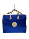 【中古】GUCCI◆金具傷あり/オブザグリッド/GG柄/トートバッグ/ナイロン/BLU/630353【バッグ】