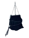 【中古】INGEBORG◆ハンドバッグ/ベロア/BLK【バッグ】(4)