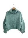 【中古】ETRE TOKYO◆セーター(厚手)/FREE/アクリル/BLU/無地/ボトルネックヘアリーニットプルオーバー【レディースウェア】(4)