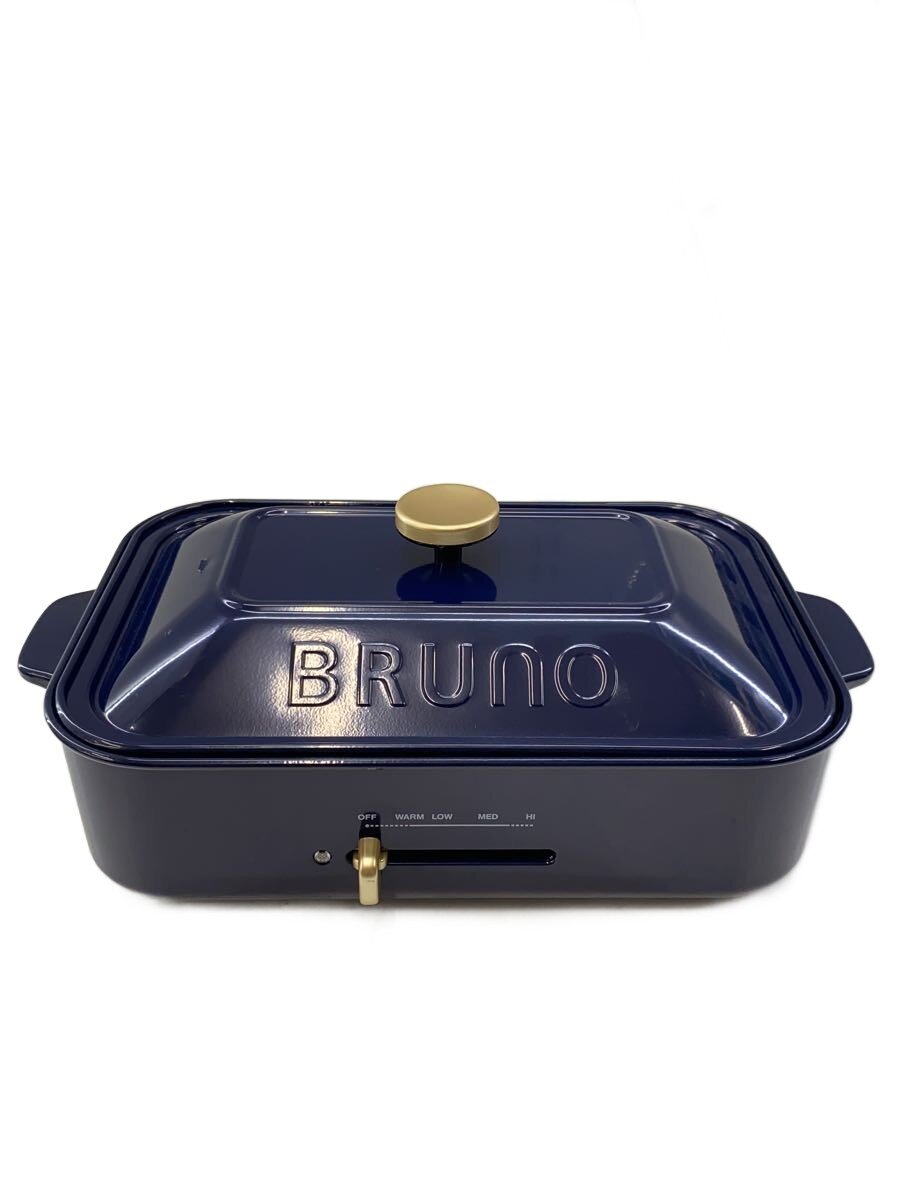 【中古】BRUNO◆ホットプレート BOE021-NV//【家電・ビジュアル・オーディオ】