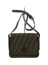 【中古】FENDI◆ショルダーバッグ/--/BRW/総柄【バッグ】