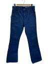 【中古】HYSTERIC GLAMOUR◆ブロークンデニムフレアパンツ/30/デニム/インディゴ/02221AP01【メンズウェア】