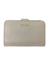 【中古】FURLA◆2つ折り財布/--/BEG/無