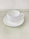 【中古】TIFFANY&Co.◆カップ&ソーサー/WHT【キッチン用品】