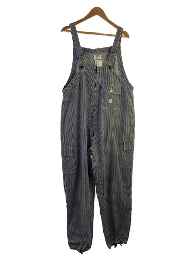 【中古】GUNG HO◆オーバーオール/M/コットン/NVY/ストライプ/211-1505【メンズウェア】 【中古】GUNG HO◆オーバーオール/M/コットン/NVY/ストライプ/211-1505【メンズウェア】