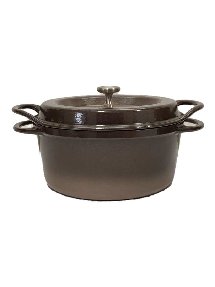 【中古】Vermicular◆鍋/BRW/OVEN POT ROUND♯22/中古【キッチン用品】