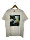 【中古】Supreme◆USA製/Candle Tee/Tシャツ/L/コットン/WHT/プリント//【メンズウェア】
