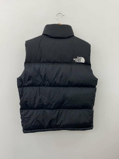 【中古】THE NORTH FACE◆NUPTSE VEST_ヌプシベスト/M/ナイロン/BLK【メンズウェア】
