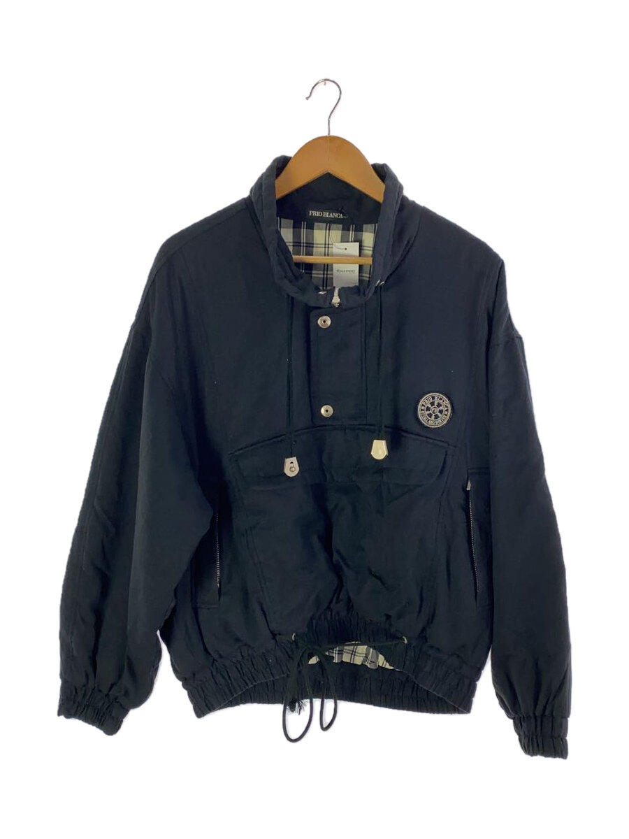 【中古】PRIO BLANCA/ブルゾン/L/--/BLK/無地//【メンズウェア】