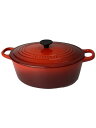 【中古】LE CREUSET◆鍋/RED【キッチン用品】