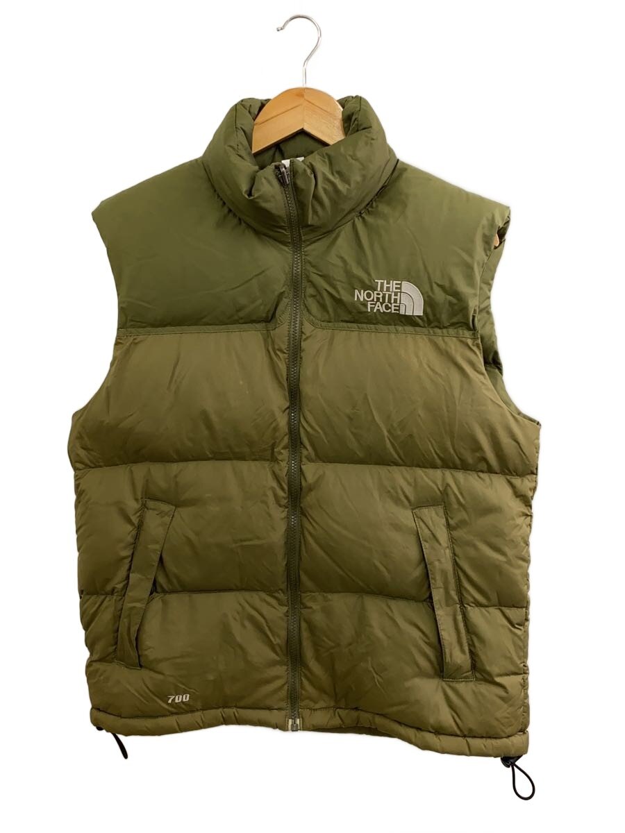 【中古】THE NORTH FACE◆ダウンジャケット/S/ナイロン/カーキ/ND01587【メンズ ...