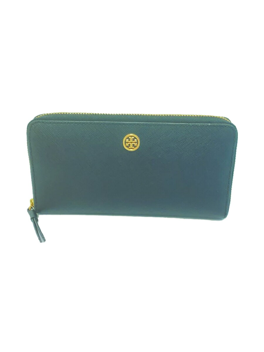 【中古】TORY BURCH◆長財布/レザー/BLK/レディース/10005657【服飾雑貨他】