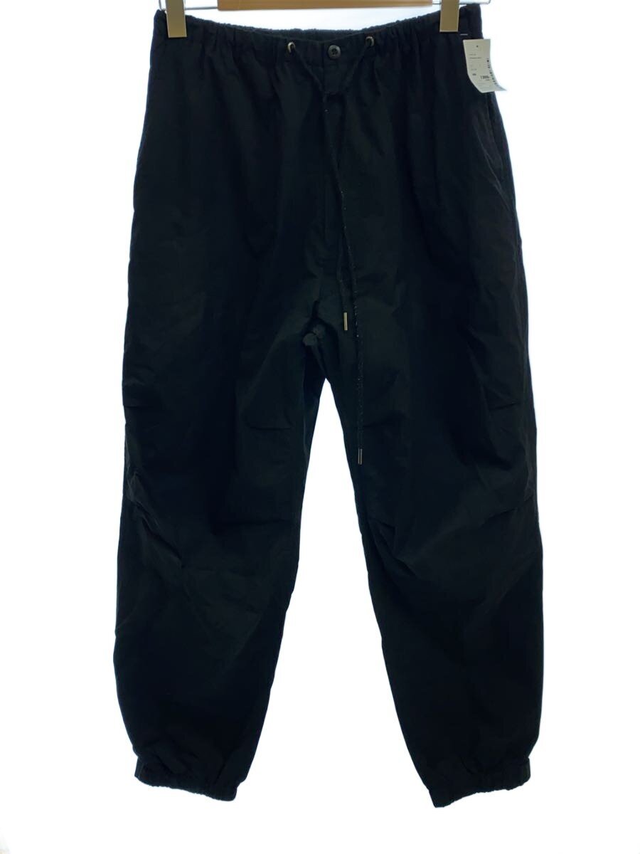 【中古】BURK/Steven Alan別注/OVER PANTS/ボトム/L/ポリエステル/BLK/BK1-PT-UA【メンズウェア】