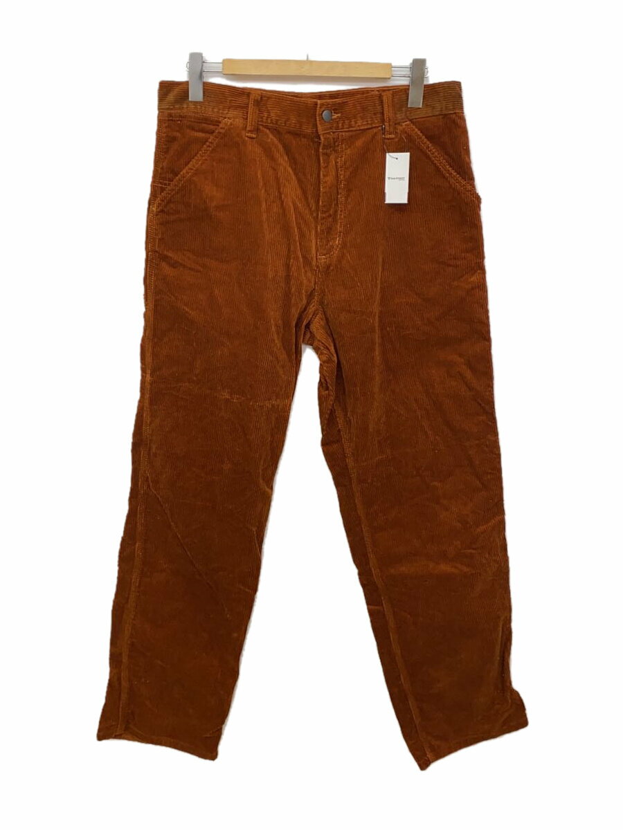 【中古】Carhartt◆ペインターパンツ/32/コーデュロイ/BRW/無地【メンズウェア】