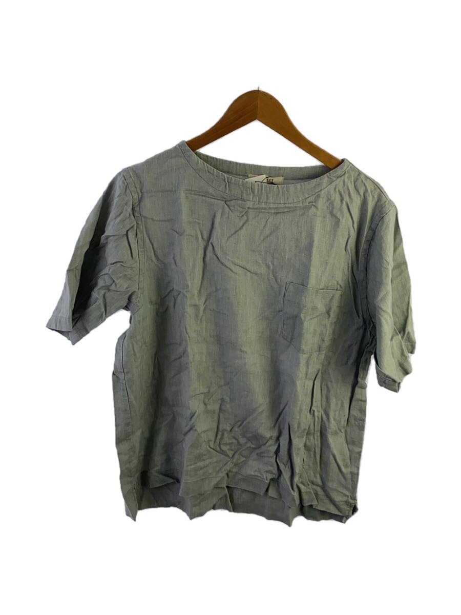 nest robe CONFECT◆半袖シャツ/3/リネン/BLU/02192-0068