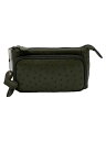 【中古】GENUINE OSTRICH◆ショルダーバッグ/レザー/GRN【バッグ】(4)