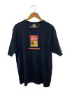 【中古】THE BLACK EYE PATCH◆Tシャツ/XL/コットン/BLK/天津 甘栗【メンズウェア】