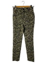 【中古】ISSEY MIYAKE◆ボトム/2/ポリエステル/ベージュ/総柄/IM13FF019【レディースウェア】