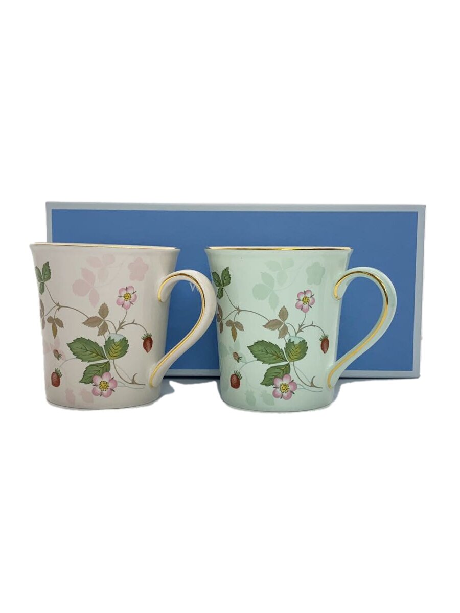 【中古】WEDGWOOD◆洋食器その他/2点セット/ペアマグカップ/ワイルドストロベリー【キッチン用品】