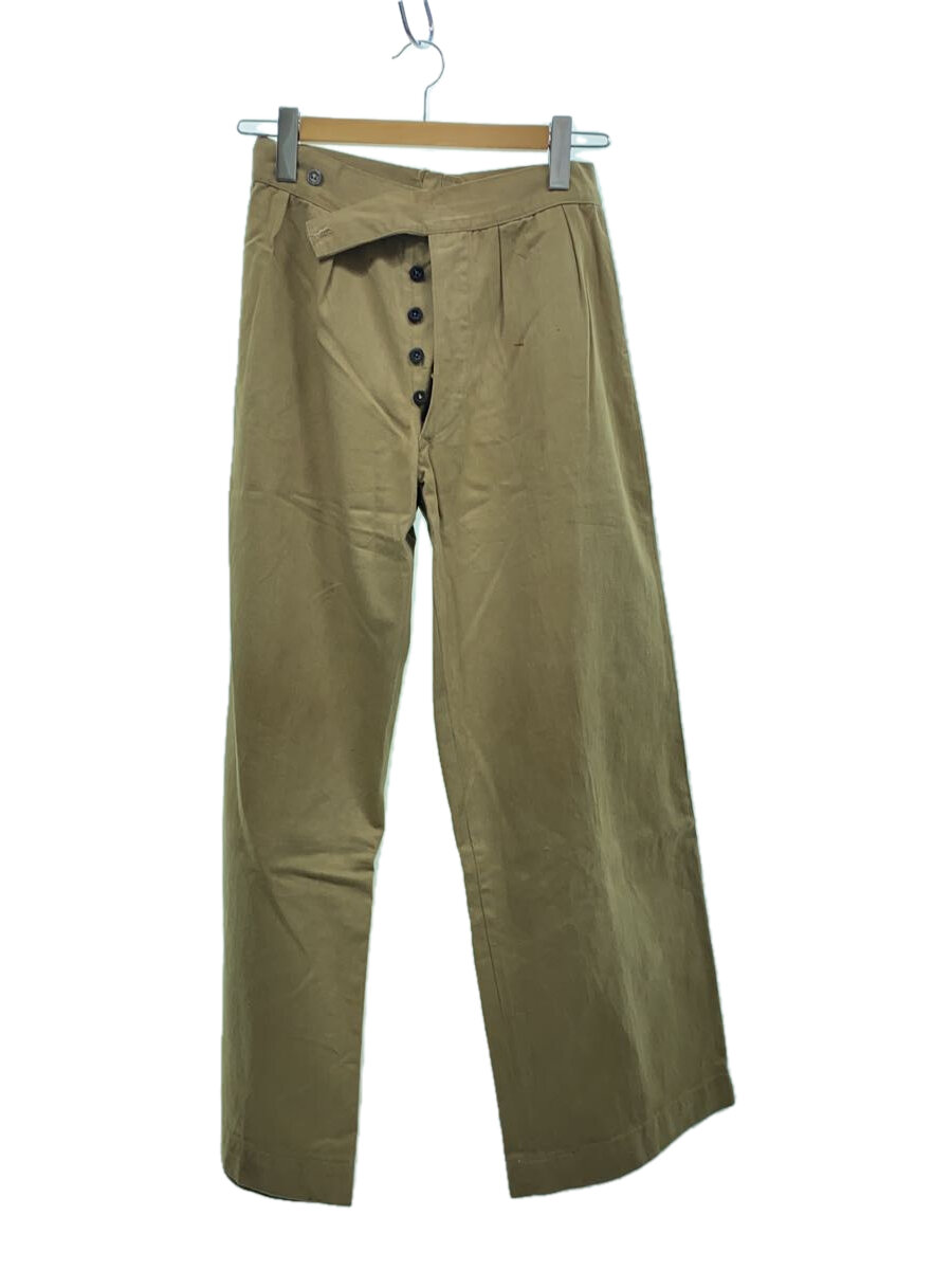 【中古】MILITARY◆40s/イギリス軍/グルカパンツ/メタルボタン/SIZE:--/キャメル///【メンズウェア】