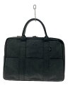 【中古】PORTER◆ブリーフケース/コットン/GRY/無地【バッグ】