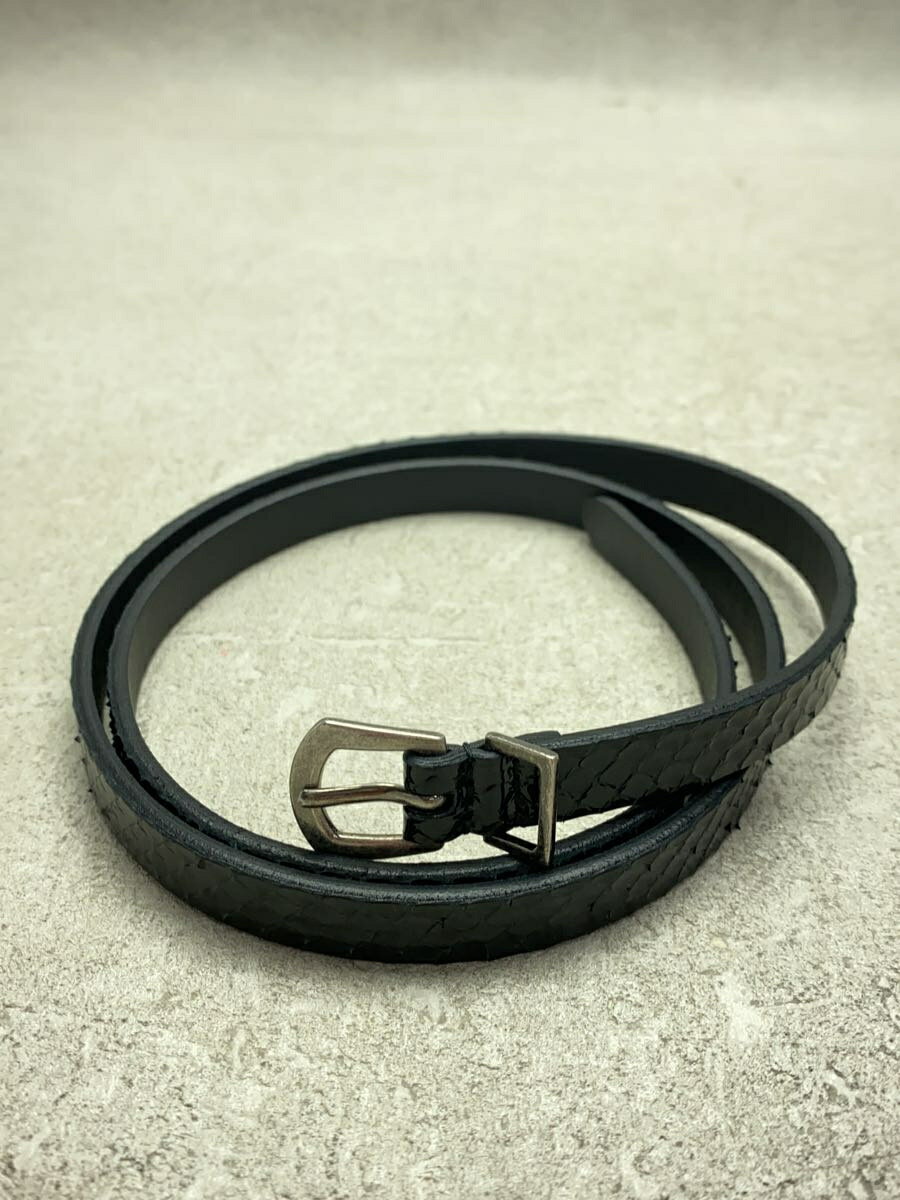 【中古】SAINT LAURENT◆ベルト/--/BLK/レディース/669474/ナローベルト【服飾雑貨他】