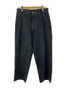 【中古】Maison Margiela◆ペイント加工有/ブラックペイントジーンズ/ボトム/27/コットン/ブラック//【メンズウェア】