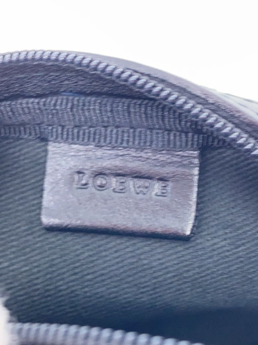 【中古】LOEWE◆アナグラム ポーチ キャンバス/スペイン製/キャンバス/BEG/総柄/レディース//【服飾雑貨他】