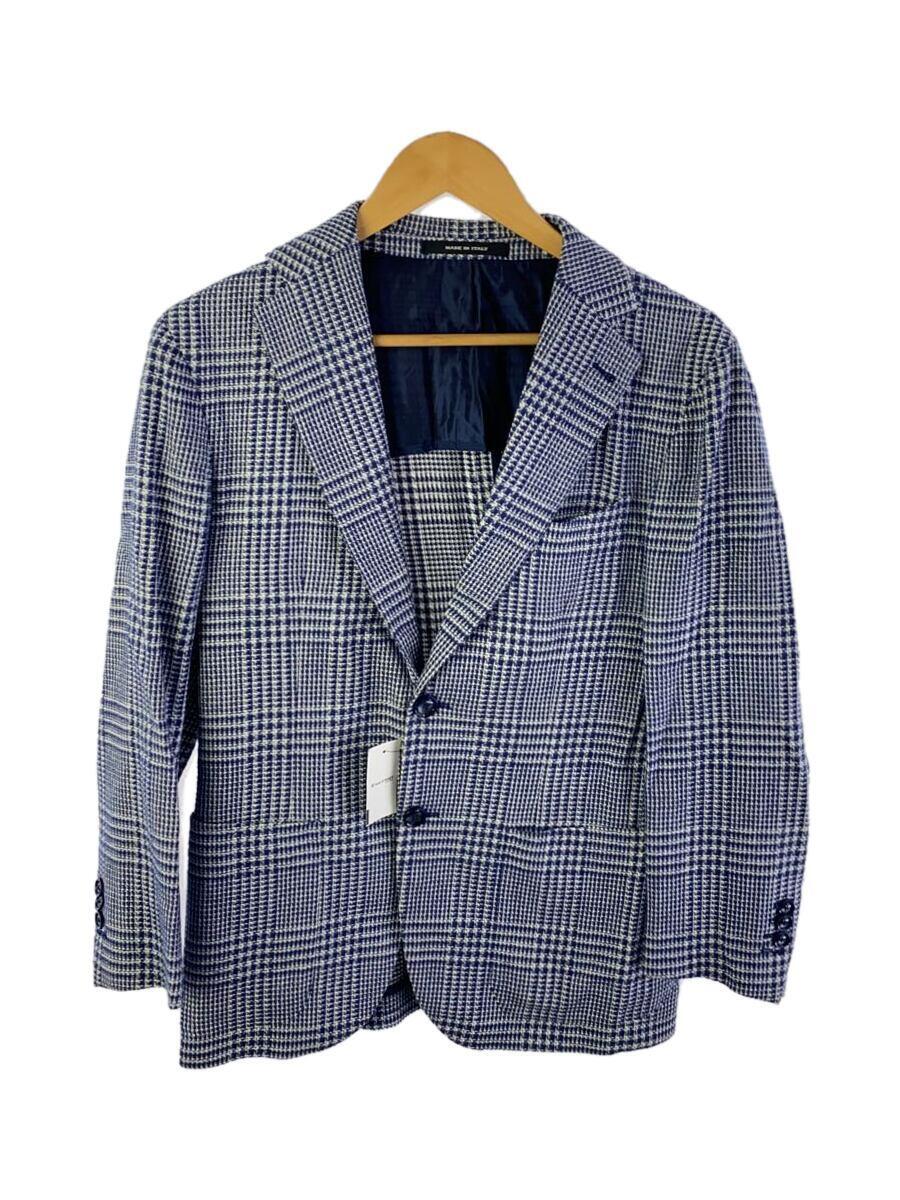 【中古】TAGLIATORE◆スーツ/44/コットン/BLU【メンズウェア】