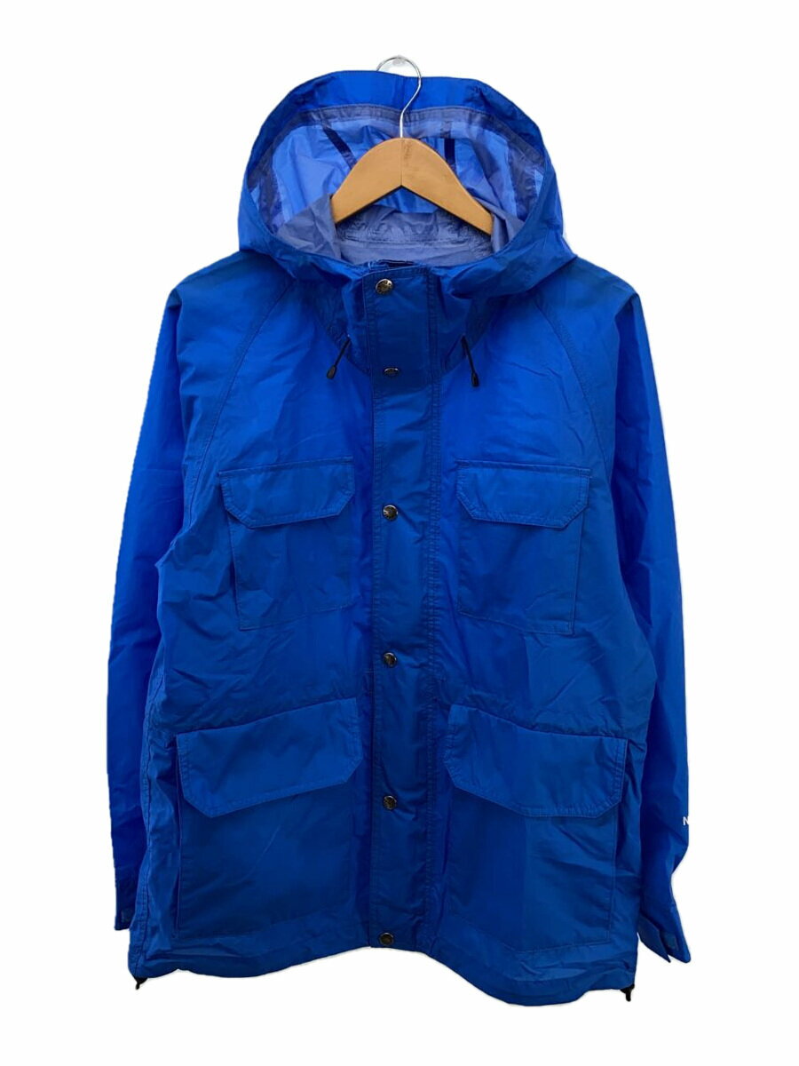 【中古】THE NORTH FACE◆MOUNTAIN PARKA_マウンテンパーカ/M/ナイロン/ブルー/無地【メンズウェア】