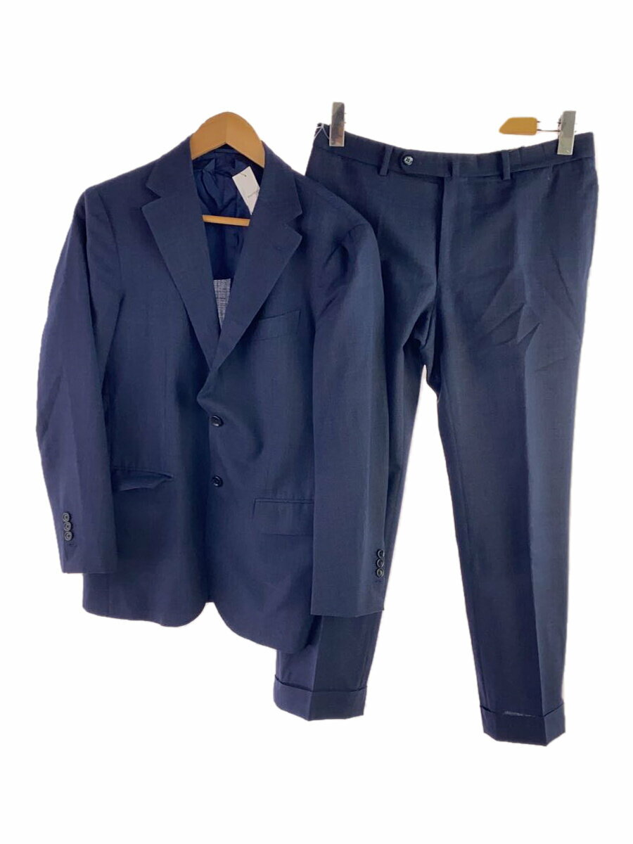 【中古】BEAMS F◆スーツ/46/ウール/NVY/21-17-1115-264/セットアップ【メンズウェア】