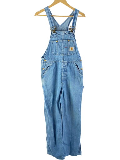 【中古】Carhartt◆オーバーオール/30/デニム/IDG/無地【メンズウェア】 【中古】Carhartt◆オーバーオール/30/デニム/IDG/無地【メンズウェア】
