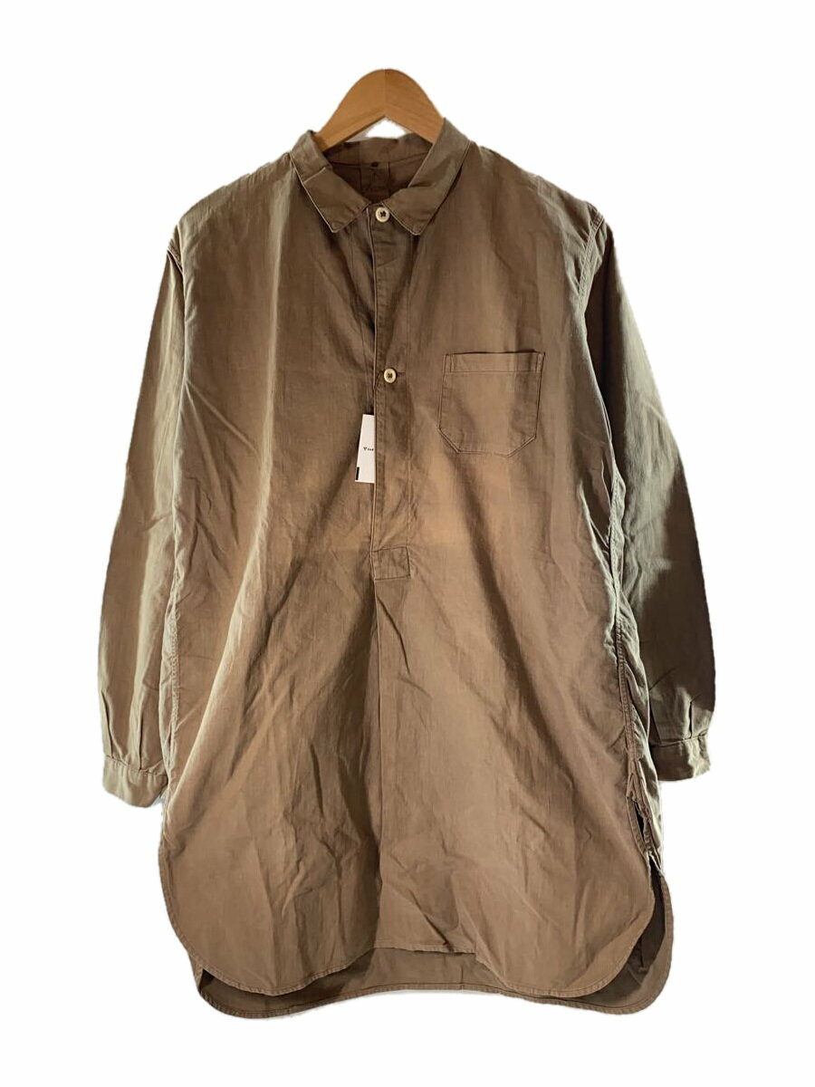 【中古】MILITARY◆長袖シャツ/--/--/BRW【メンズウェア】