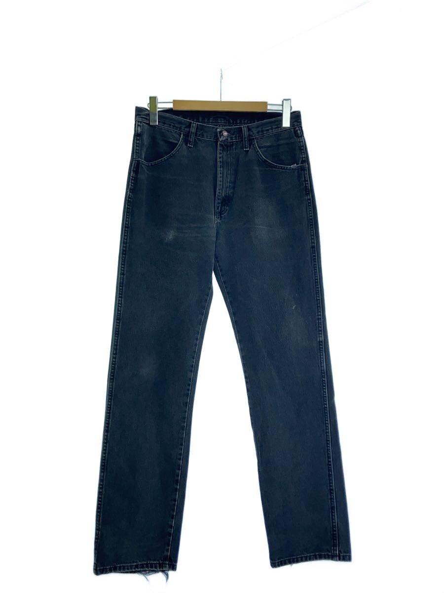 Rakuten - 【中古】RUSTLER◆デニムパンツ/34/コットン/BLK/無地/87619CB【メンズウェア】