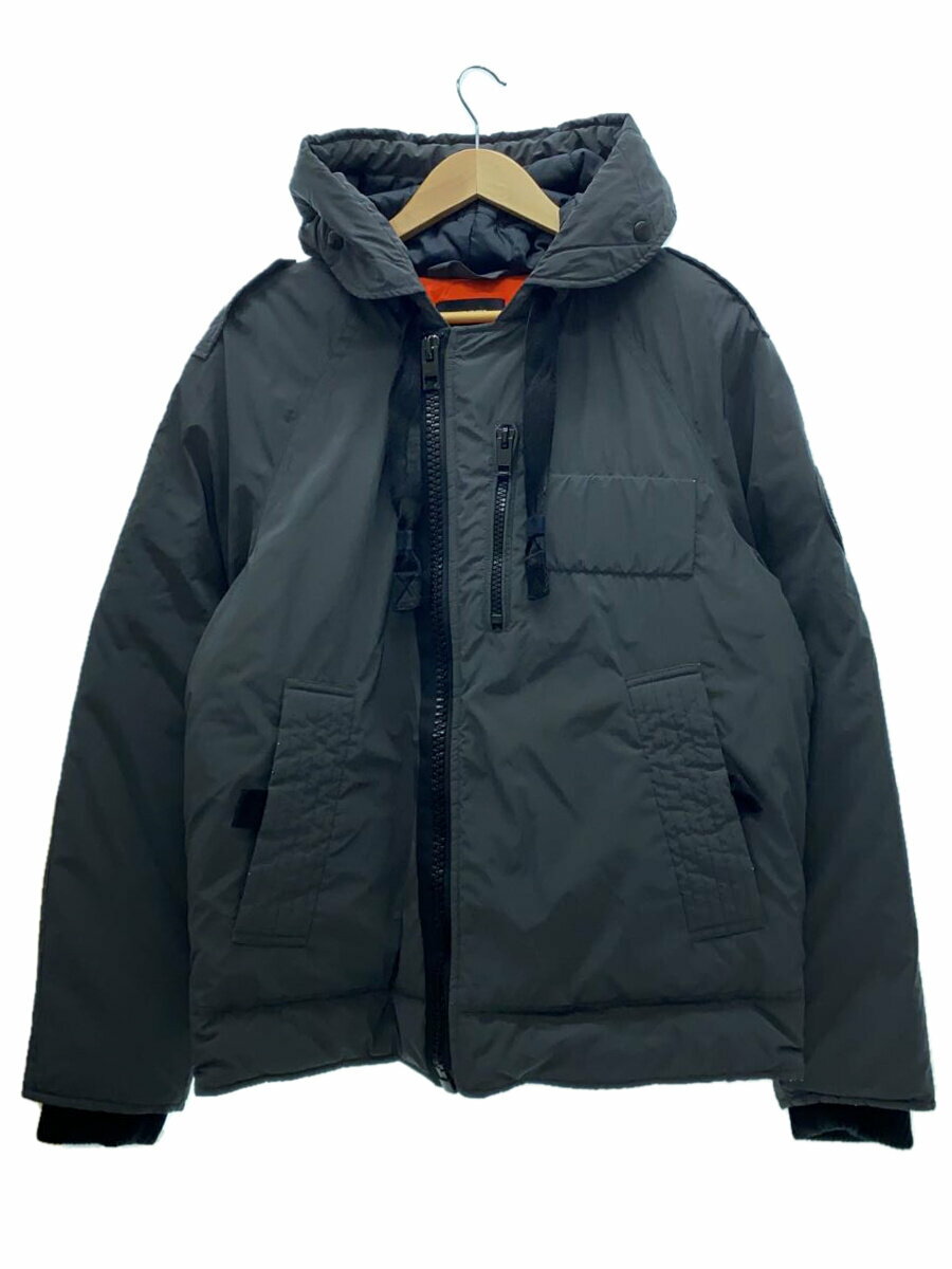 【中古】DIESEL◆ダウンジャケット/M/ポリエステル/GRY/OOE8F203/ファー欠品【メンズウェア】