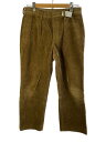 【中古】BROWN by 2-tacs◆24AW/Straight slacks/ボトム/M/コーデュロイ/BRW/B32-P001C【メンズウェア】