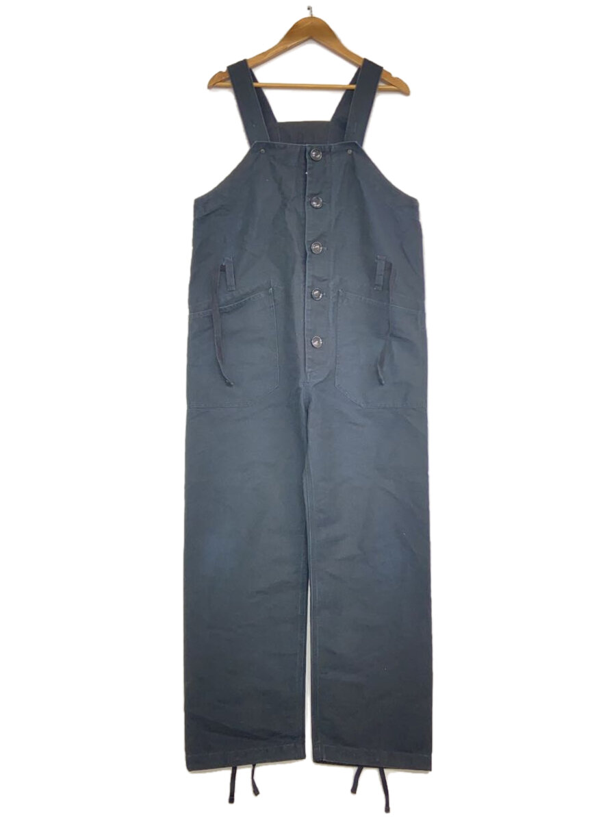 【中古】Engineered Garments◆USA製/オーバーオール/XXS/コットン/BLK【メンズウェア】