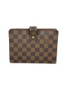 【中古】LOUIS VUITTON◆アジェンダMM_ダミエ・エベヌ_ブラウン/--/ブラウン/レディース【服飾雑貨他】