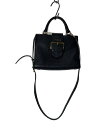 【中古】FURLA◆2WAYミニトート/ショルダーバッグ/レザー/BLK/967341【バッグ】