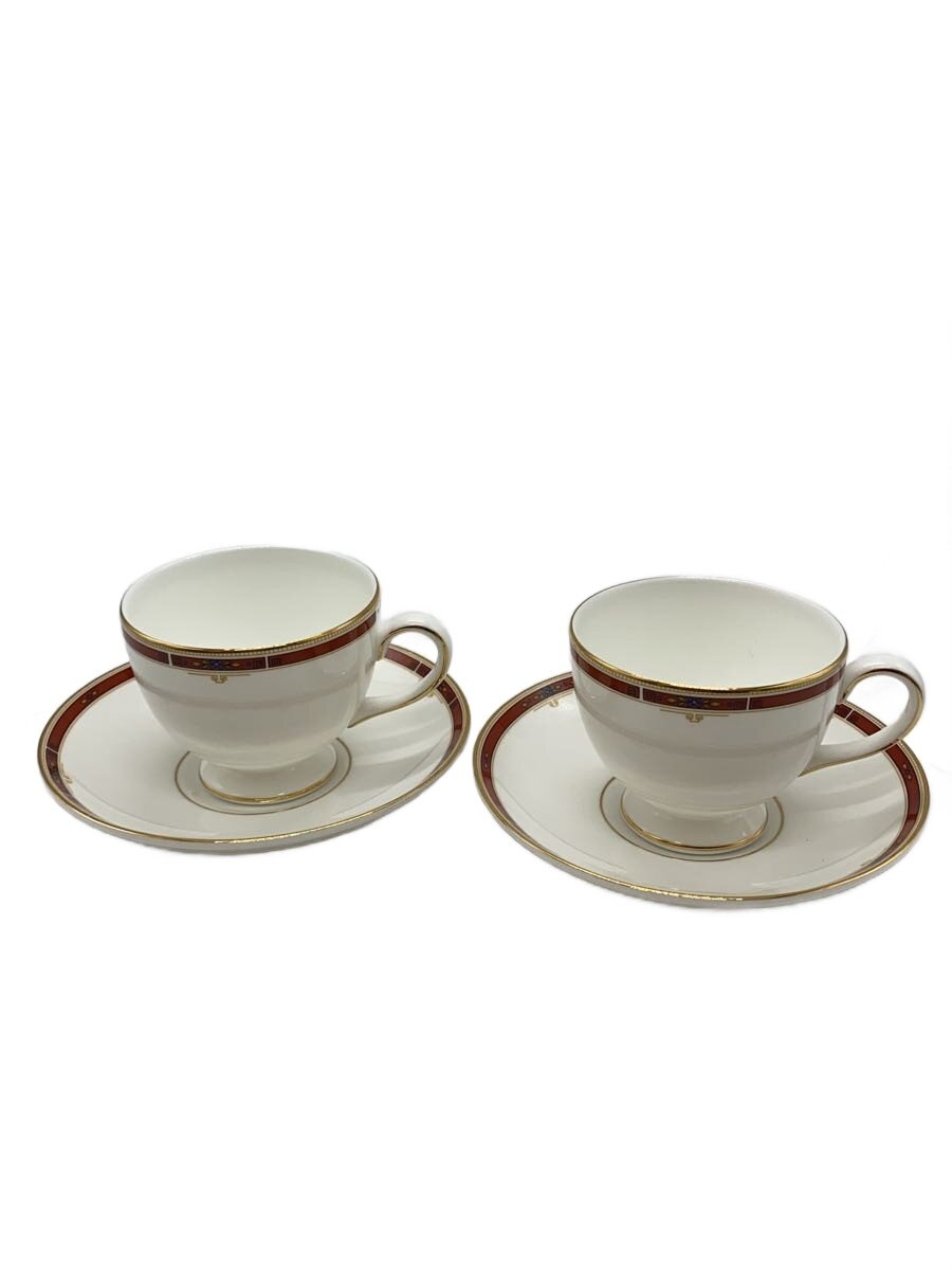 【中古】WEDGWOOD◆カップ&ソーサー/2点セット/WHT//【キッチン用品】